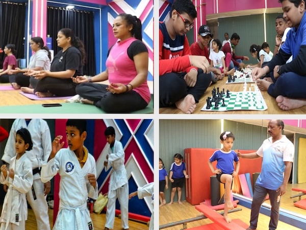 yoga karate gymnastic chess zumba nerul